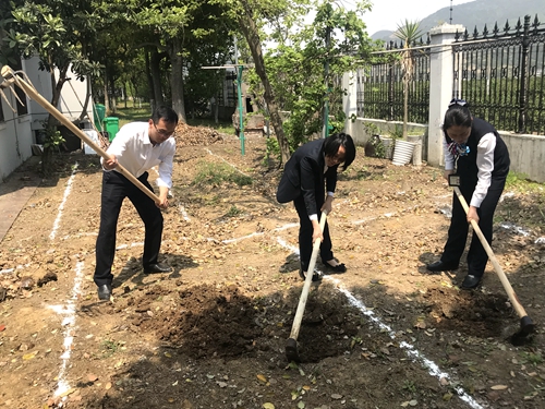 圖為前期所領(lǐng)導(dǎo)帶頭開墾荒地  陳瑩攝_副本.jpg
